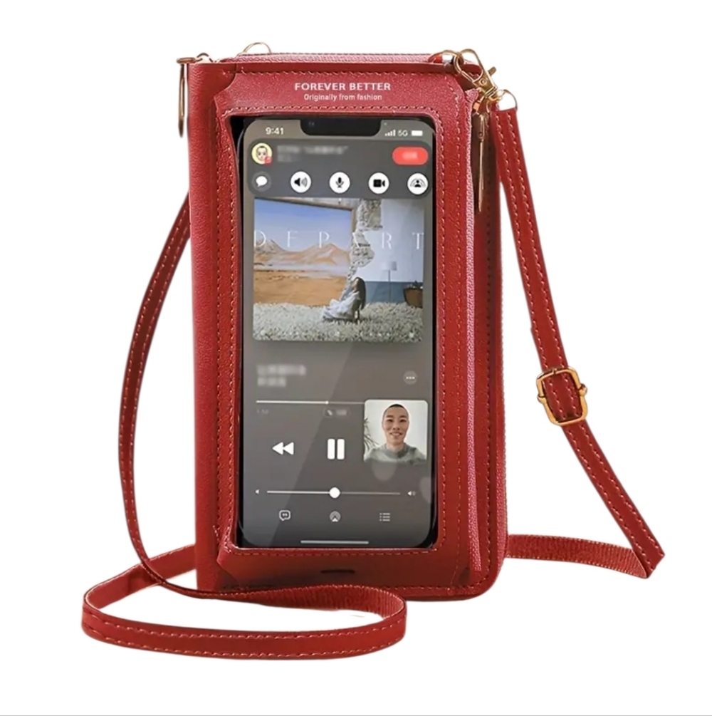 Touch Screen Mobile Phone‎ Crossbody Anti-theft Bag Shoulder Womens Mini Purse